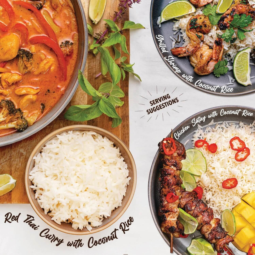 可微波的亞洲自製椰子飯 by金燕窩.我附近的椰子糯米飯在線上。