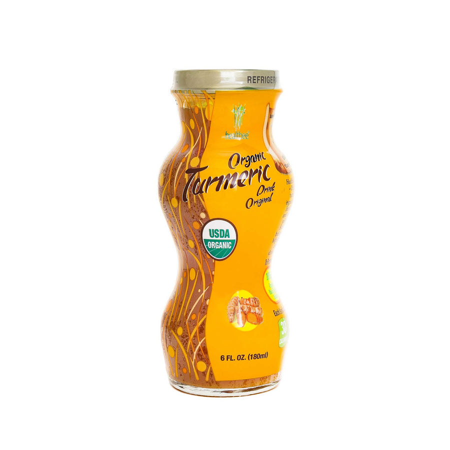 6 瓶和 12 瓶 金燕窩Healthee有機姜黃原味飲料。
