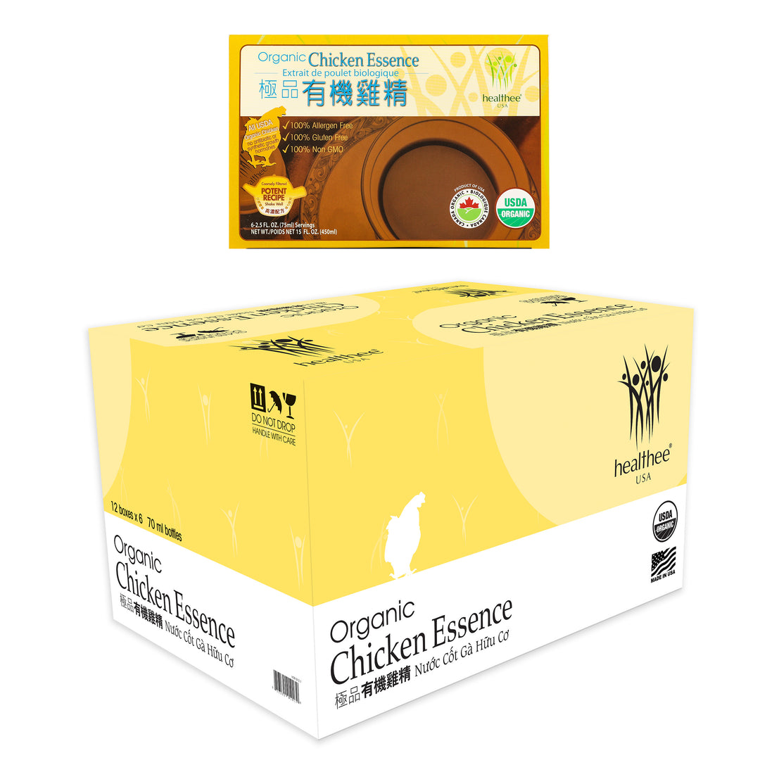 HEALTHEE有机鸡精 - 6瓶x75ml(2.5盎司)