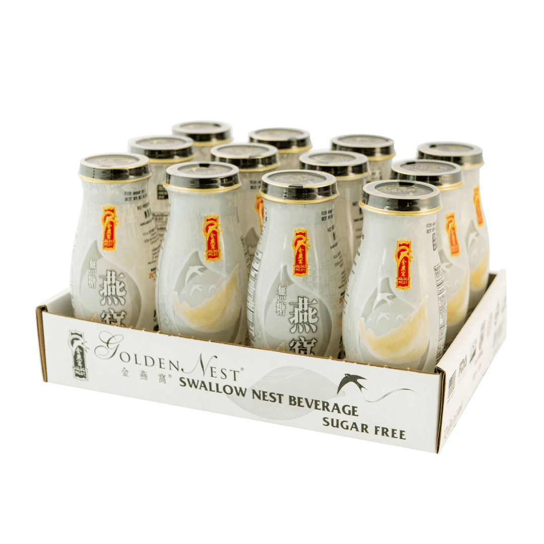 Premium Bird's Nest Drink -  Sugar Free -  6 or 12 Bottles x 240ml (8 oz.)