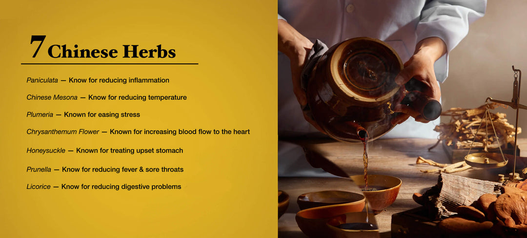中国草本茶——精选七种珍贵草本精心调配