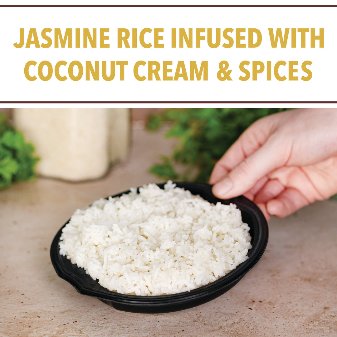 Microwaveable Asian homemade coconut rice by Golden Nest. Coconut sticky rice near me online