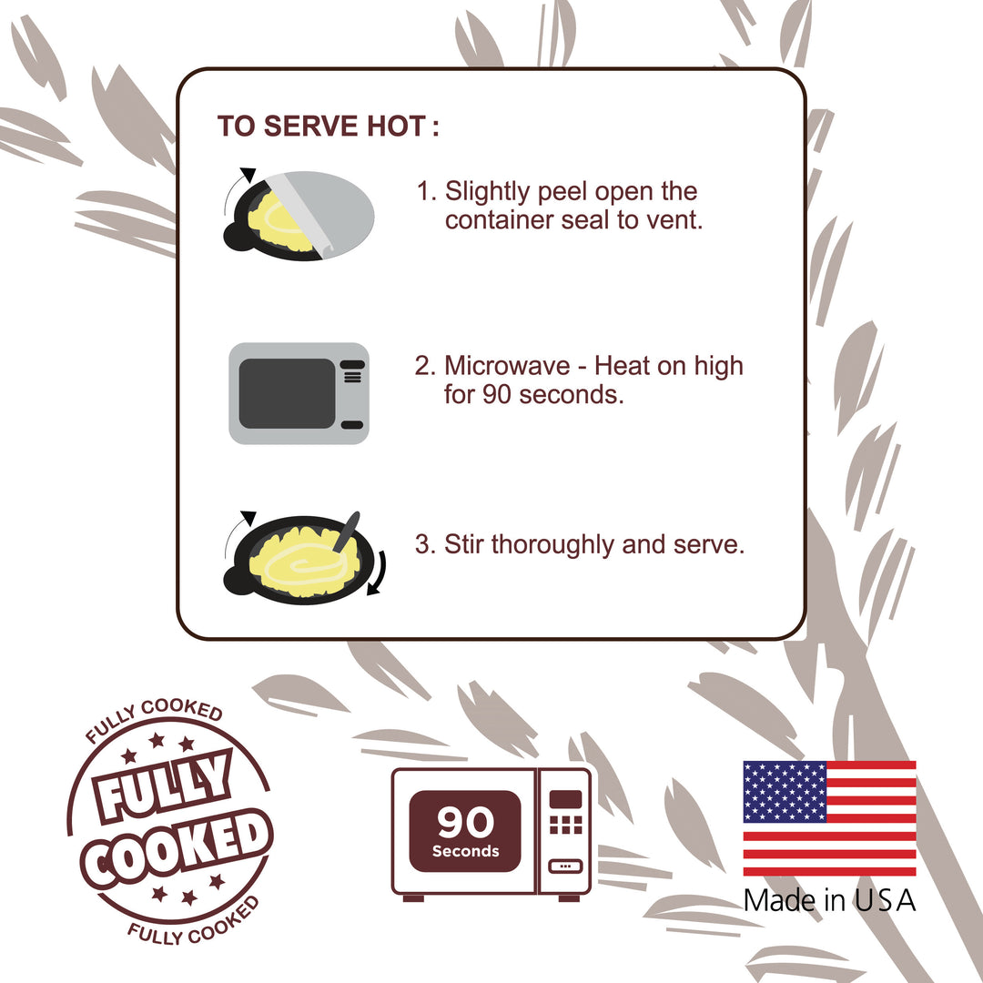 Microwaveable Asian homemade coconut rice by Golden Nest. Coconut sticky rice near me online