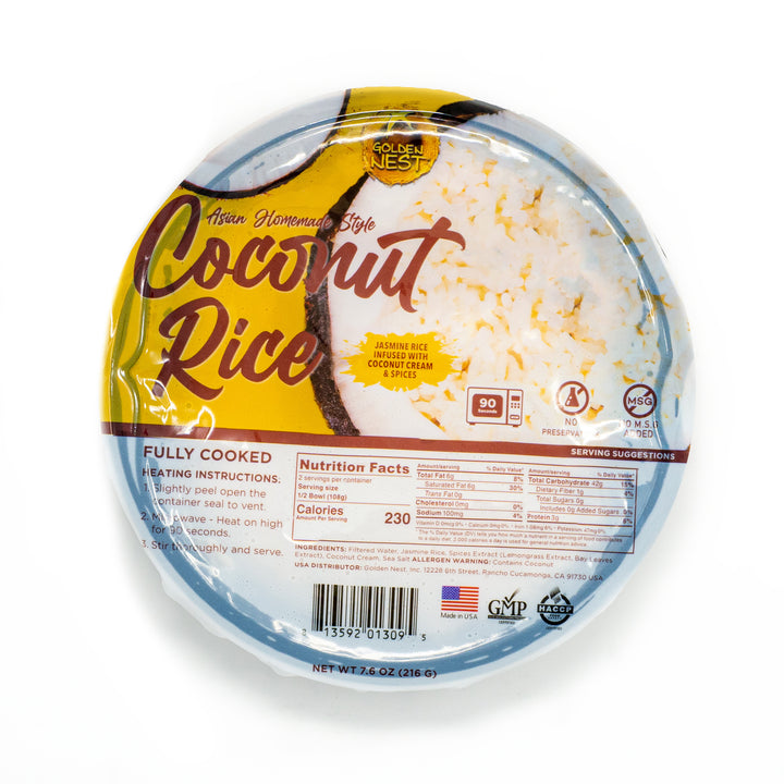 Coconut Rice - 6 bowls x 216 grams (7.6 oz.)