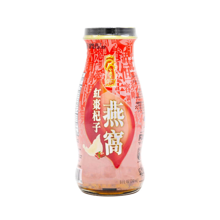 Premium Bird's Nest Drink - Red Dates & Goji Berries -  6 or 12 Bottles x 240ml (8 oz.)