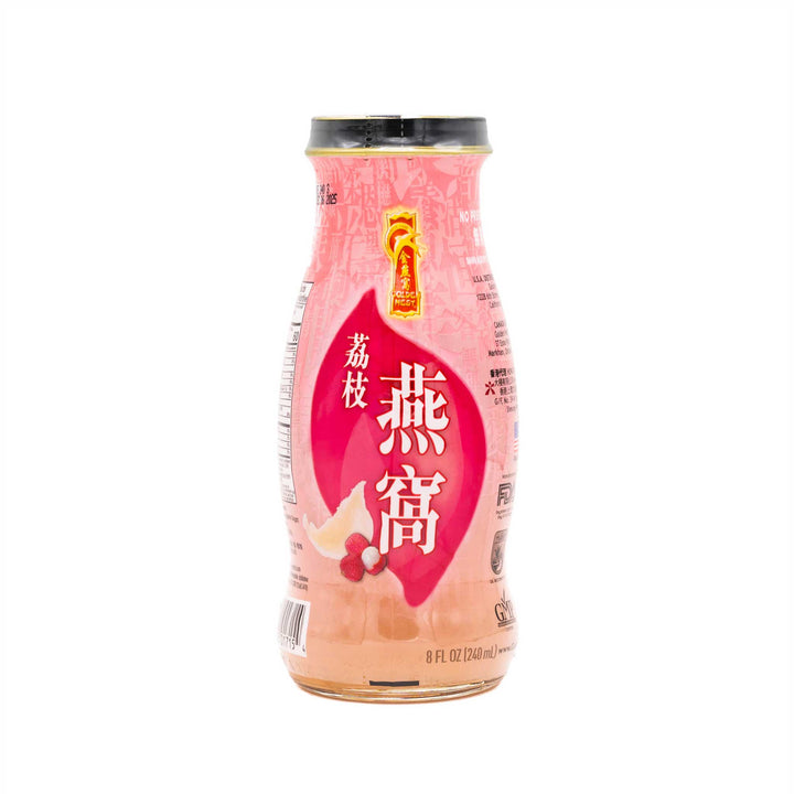 有机冰糖燕窝饮料 - 荔枝 - 6瓶或12瓶 x 240毫升（8盎司）