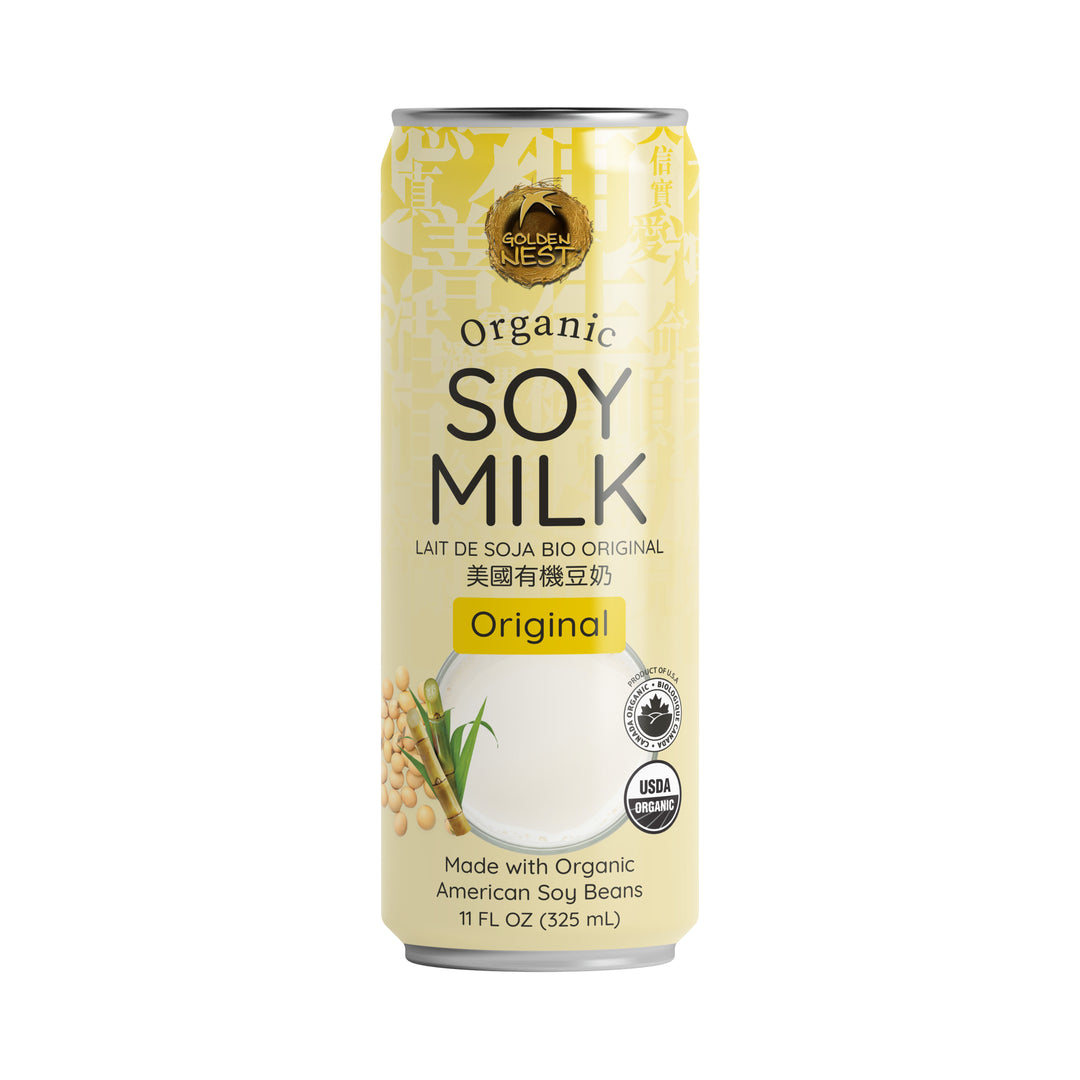 Organic Soy Milk - Original - 12 Cans x 325ml (11 Fl oz.)