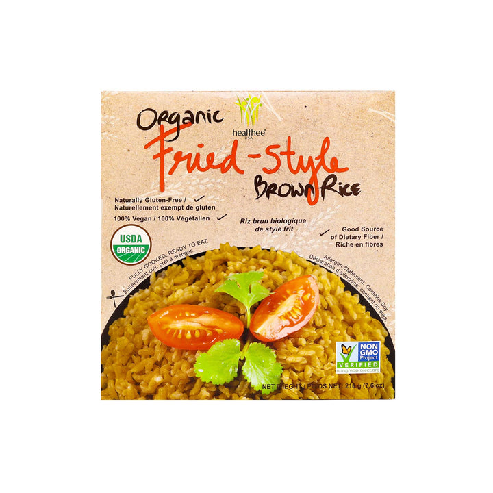 HEALTHEE Fried Style Brown Rice - 3 bowls x 216 grams (7.6 oz.)