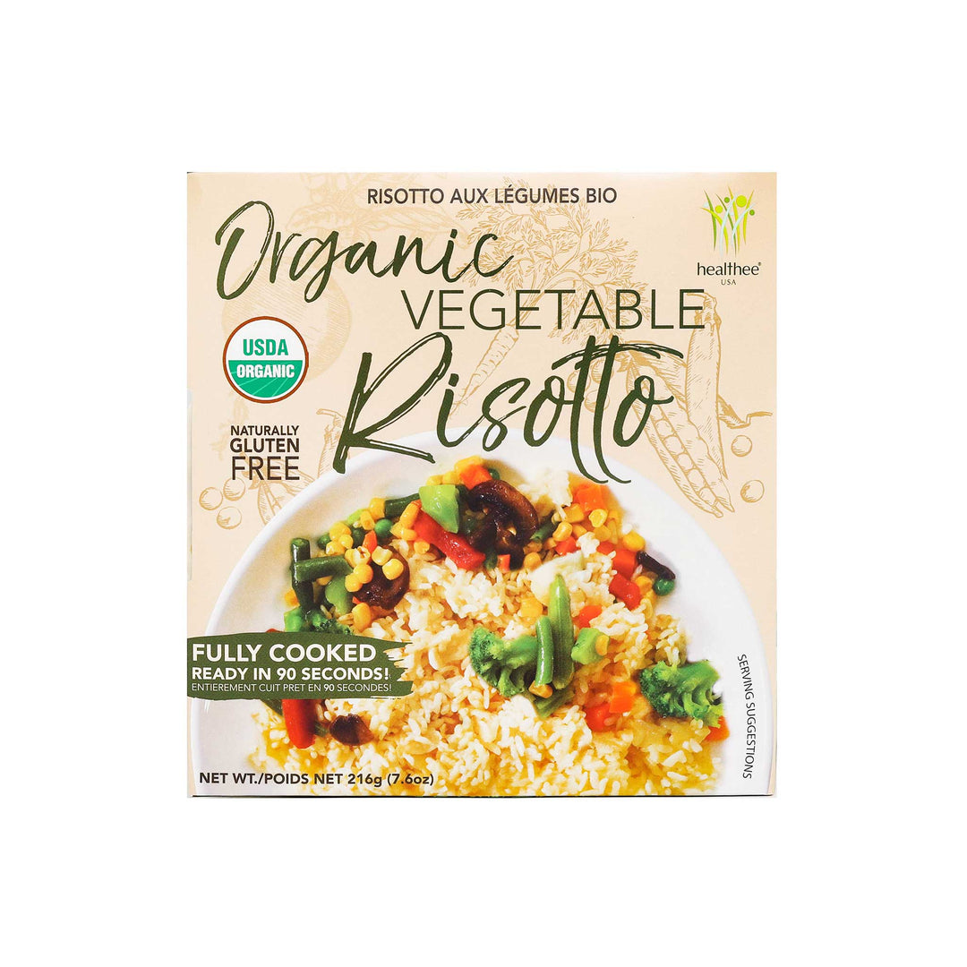 HEALTHEE Organic Vegetable Risotto - 3 bowls x 216 grams (7.6 oz.)