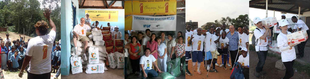 在金燕窝，我们坚信要回馈我们的社区和全世界。