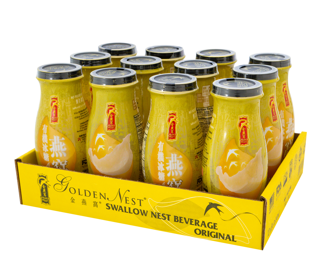 Healthy Christmas Gifts - Glass Bottles of Bird's Nest Drink from Golden Nest for New Moms