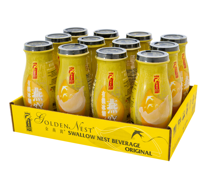 Healthy Christmas Gifts - Glass Bottles of Bird's Nest Drink from Golden Nest for New Moms