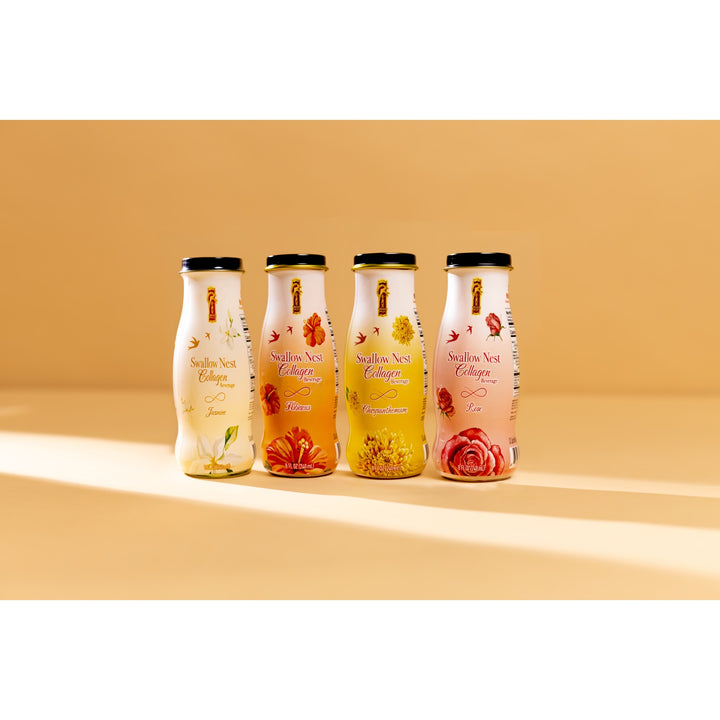 極品燕窩膠原蛋白 - 限量版 4 種口味多樣包裝（每包 240 mL/ 8 盎司）