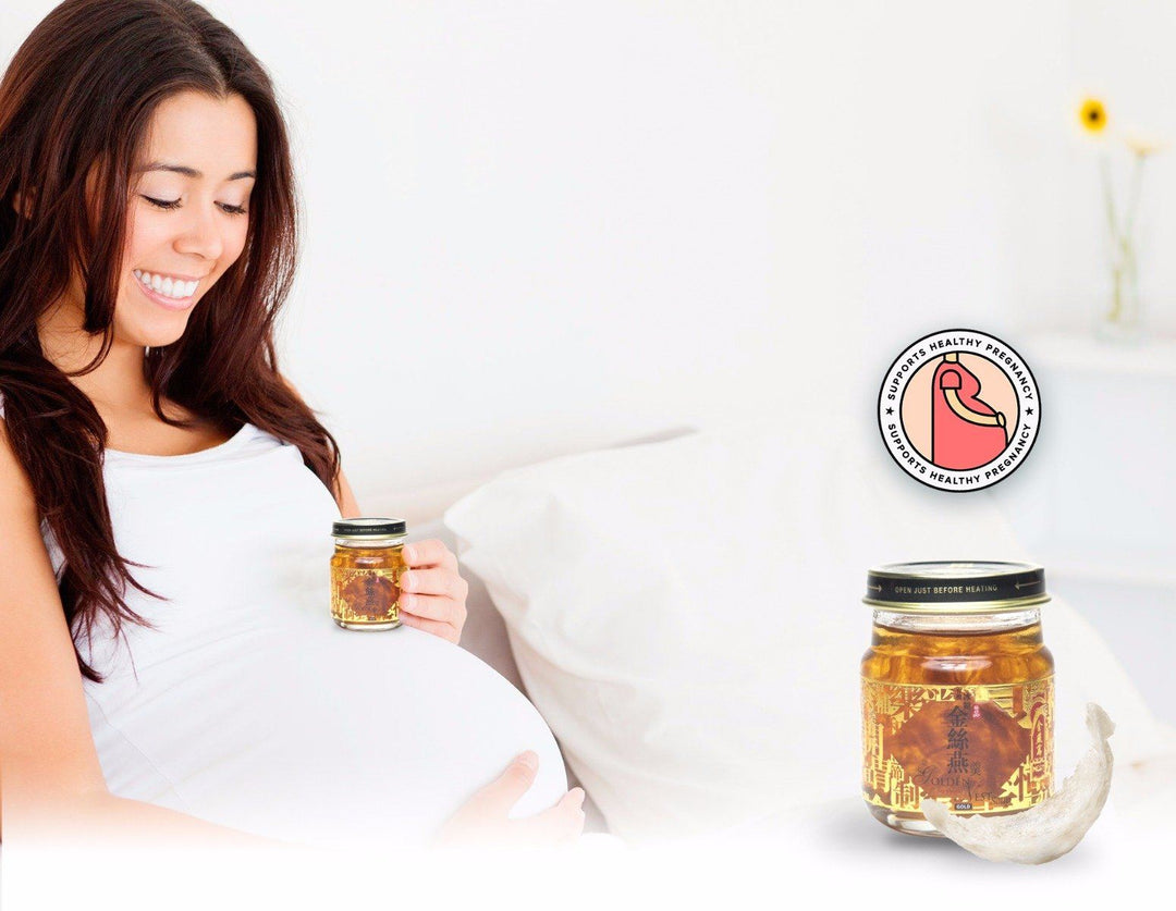 Golden Nest Premium Gold Bird’s Nest Soup - Original Rock Sugar - Supports Healthy Pregnancy