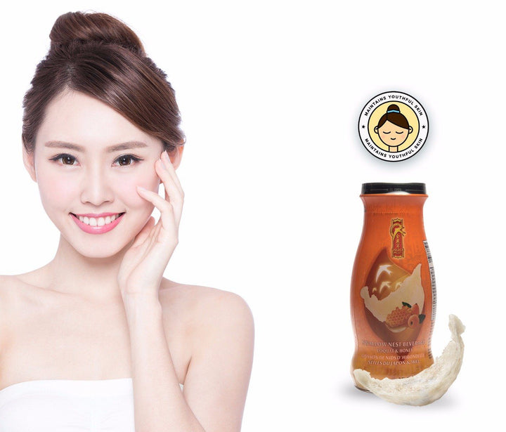 燕窝饮料 -枇杷 和蜂蜜 - 12瓶 x 240ml（8盎司） 即食燕窝羹  & 饮料金燕窝 