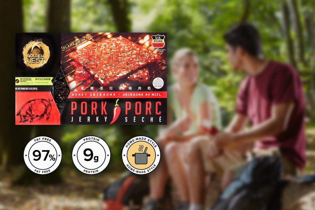 Pork Jerky - Honey Sriracha - 6 oz. Jerky GOLDEN NEST 