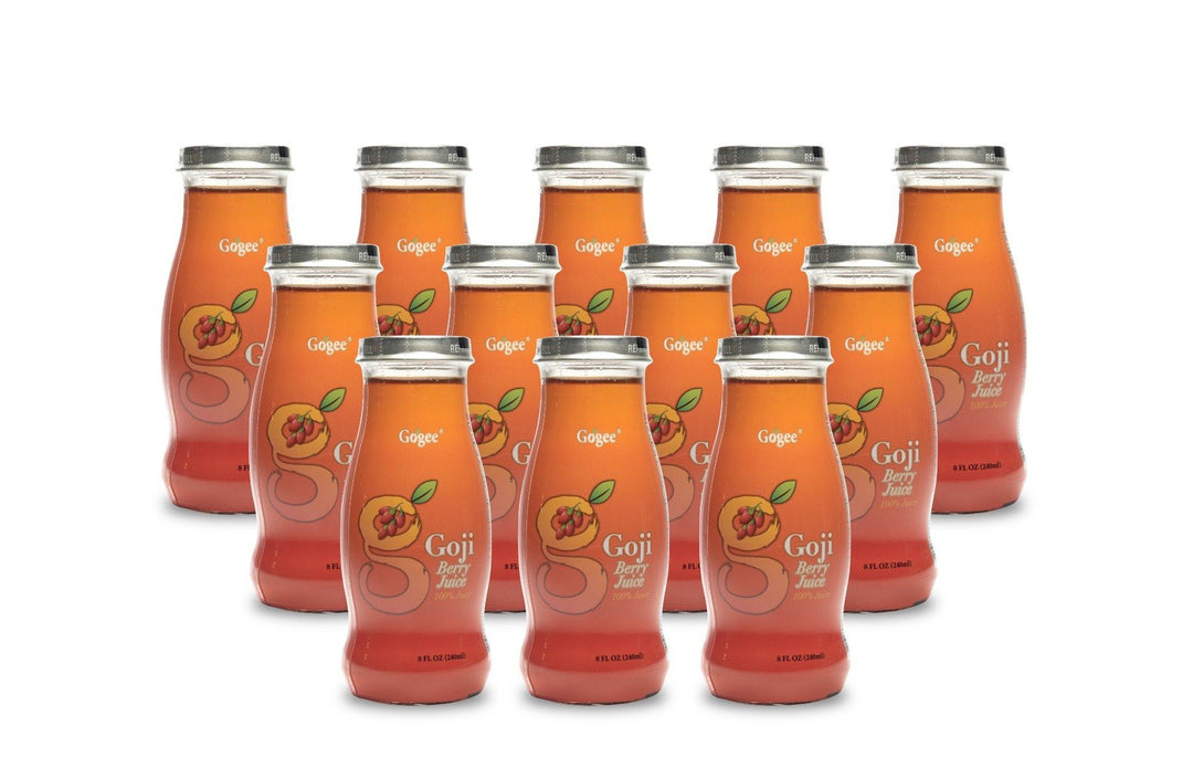 GOGEE Goji Berry Juice - 12 bottles x 240 ml (8 oz.) Healthee Juices GOGEE 