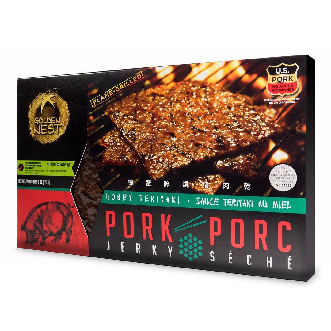 Pork Jerky - Honey Teriyaki - 6 oz.