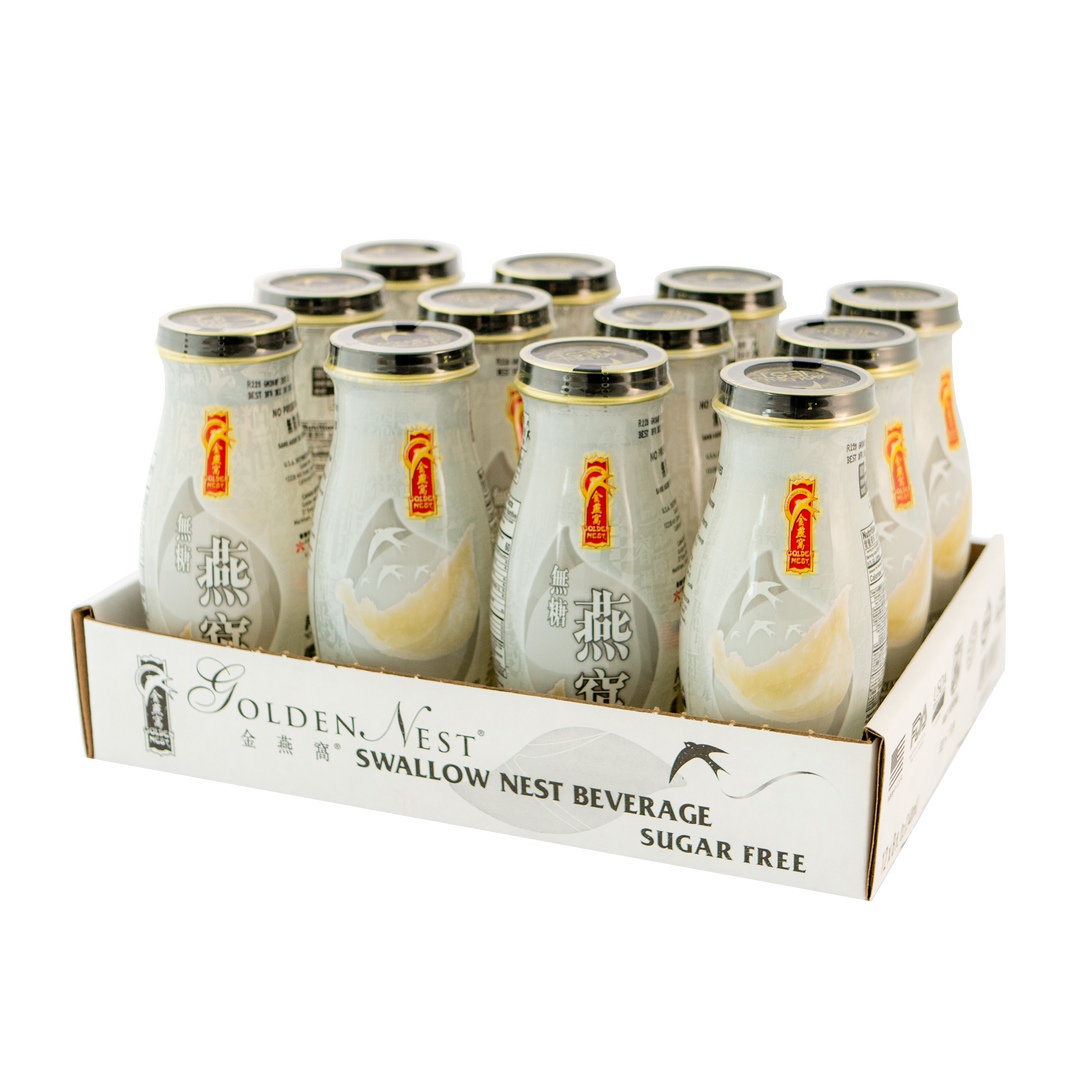 Premium Bird's Nest Drink -  Sugar Free -  6 or 12 Bottles x 240ml (8 oz.)