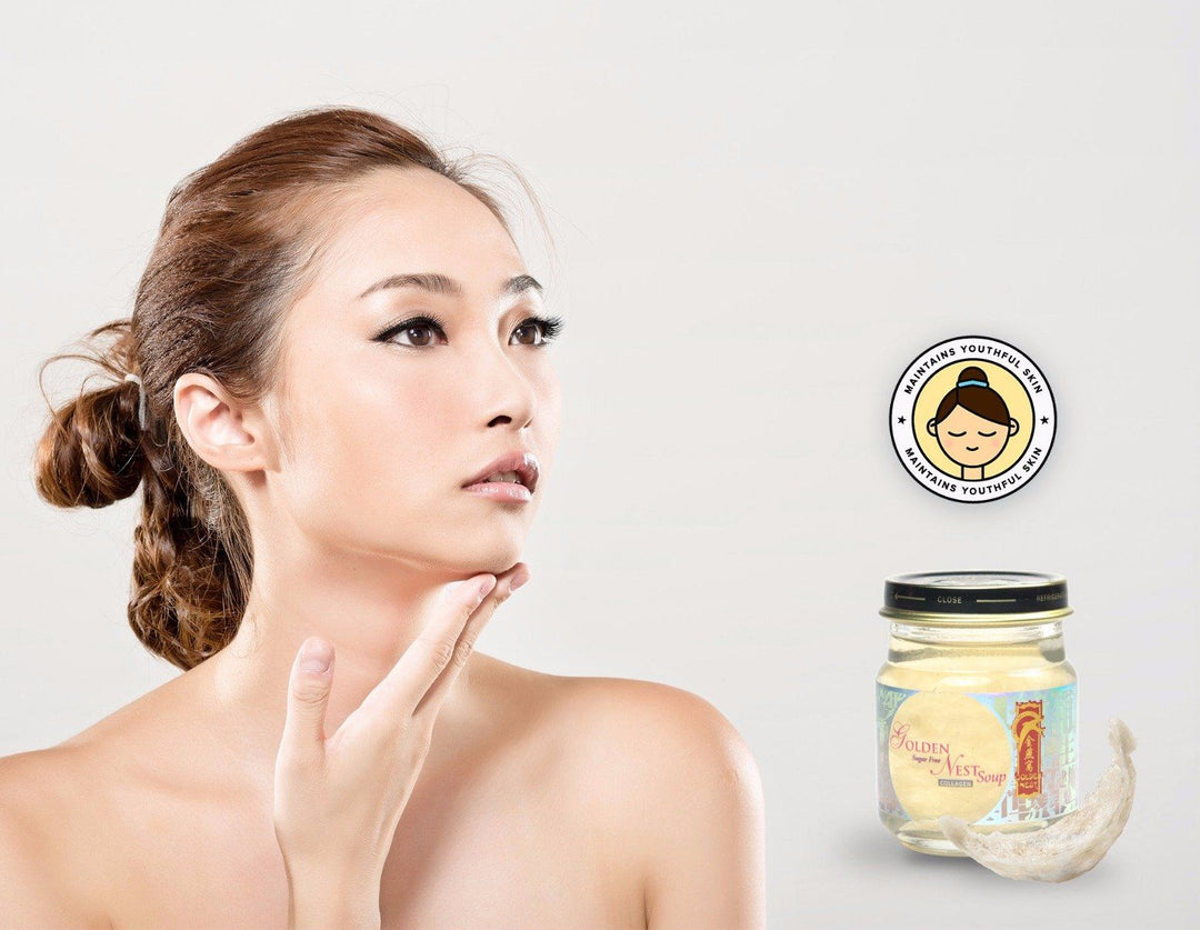 Golden Nest Premium Bird’s Nest Soup - Collagen - Maintains Youthful Skin